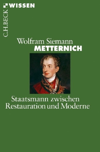 Buchcover und Innenansicht für das Buch: Metternich