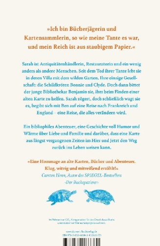 Buchcover und Innenansicht für das Buch: Die Bücherjägerin