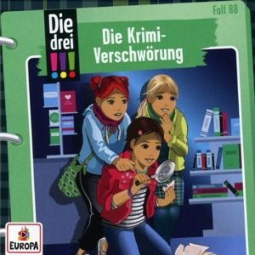 Buchcover und Innenansicht für das Buch: Die drei !!! 88: Die Krimi-Verschwörung