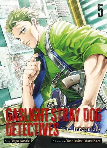 Buchcover und Innenansicht für das Buch: Gaslight Stray Dog Detectives 05