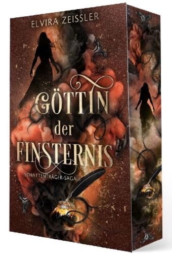 Buchcover und Innenansicht für das Buch: Göttin der Finsternis
