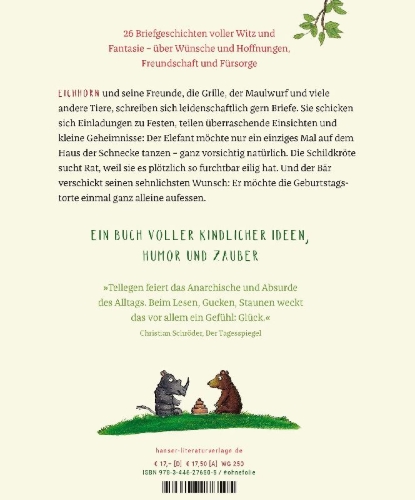 Buchcover und Innenansicht für das Buch: Brieven aan niemand anders