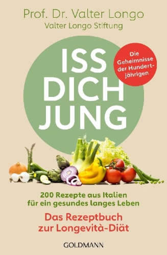 Buchcover und Innenansicht für das Buch: Alla tavola della longevità