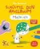 Buchcover und Innenansicht für das Buch: Schüttel den Apfelbaum - Malbuch