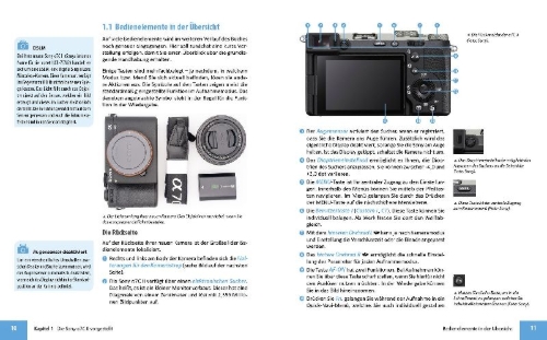 Buchcover und Innenansicht für das Buch: Sony alpha 7C II: Das umfangreiche Praxisbuch zu Ihrer Kamera