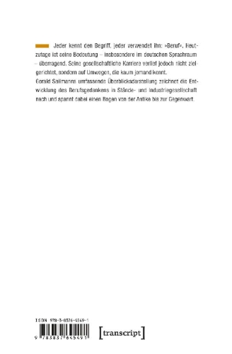 Buchcover und Innenansicht für das Buch: Der Beruf