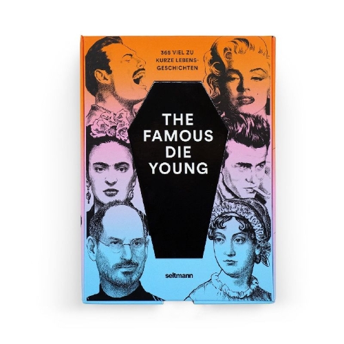 Buchcover und Innenansicht für das Buch: The Famous Die Young
