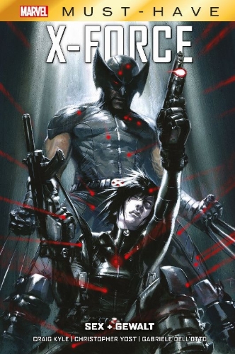 Buchcover und Innenansicht für das Buch: X-Force: Sex and Violence (2010) #1-#3