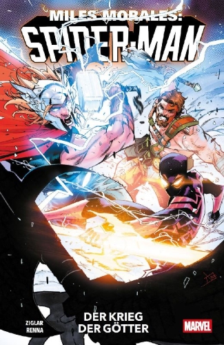 Buchcover und Innenansicht für das Buch: Miles Morales: Spider-Man (2022) #32-#36