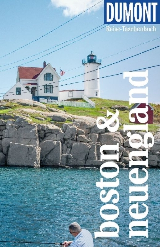 Buchcover und Innenansicht für das Buch: DUMONT Reise-Taschenbuch Reiseführer Boston & Neuengland