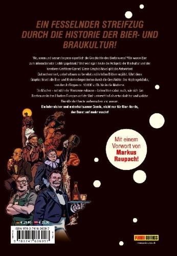 Buchcover und Innenansicht für das Buch: The Comic Book Story Of Beer
