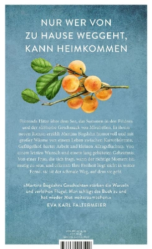Buchcover und Innenansicht für das Buch: Mirabellentage