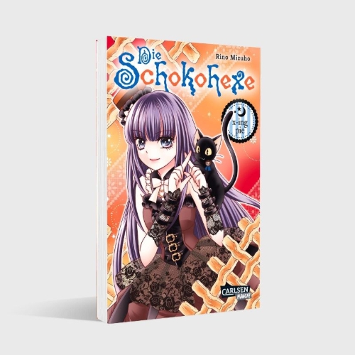 Buchcover und Innenansicht für das Buch: Chocolat no Maho - x¿ing pie