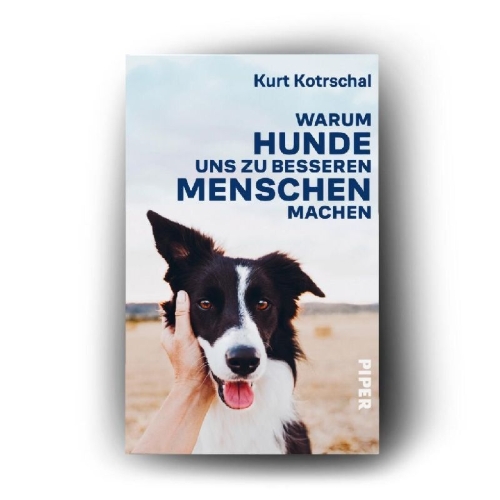 Buchcover und Innenansicht für das Buch: Warum Hunde uns zu besseren Menschen machen