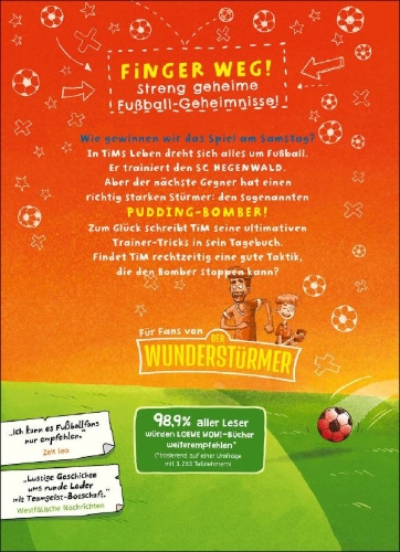 Buchcover und Innenansicht für das Buch: Tims geheimes Fußball-Tagebuch (Band 2) - Ein unnötiger Ballverlust