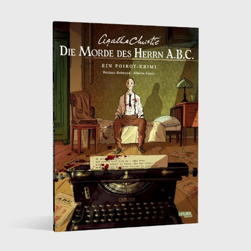 Buchcover und Innenansicht für das Buch: Hercule Poirot - A.B.C contre Poirot
