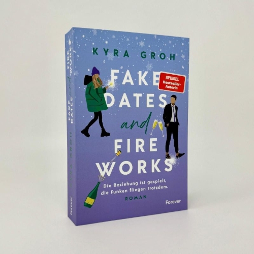 Buchcover und Innenansicht für das Buch: Fake Dates and Fireworks