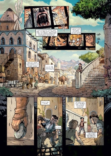 Buchcover und Innenansicht für das Buch: Magier. Band 6