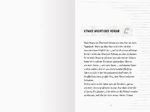 Buchcover und Innenansicht für das Buch: Sherlock & You, Band 2 - Das Rätsel um die verlassene Schule