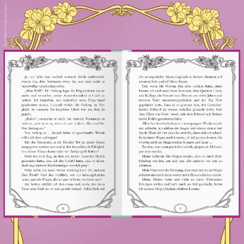 Buchcover und Innenansicht für das Buch: Thea Magica, Band 2 - Der Schatz von Palau Chai