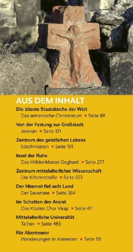 Buchcover und Innenansicht für das Buch: TRESCHER Reiseführer Armenien