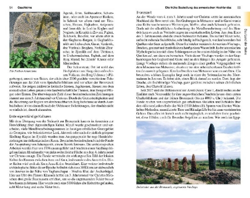 Buchcover und Innenansicht für das Buch: TRESCHER Reiseführer Armenien