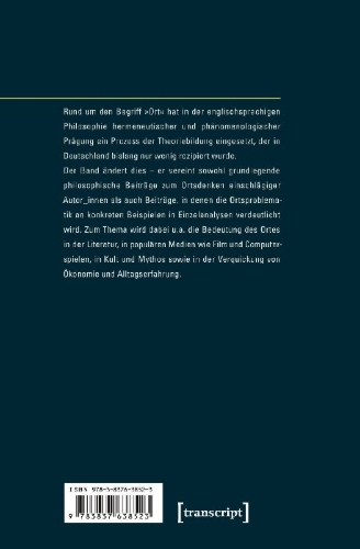 Buchcover und Innenansicht für das Buch: Ort und Verortung
