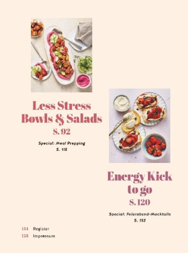 Buchcover und Innenansicht für das Buch: Work-Lunch-Balance