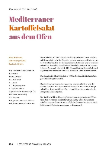 Buchcover und Innenansicht für das Buch: Work-Lunch-Balance