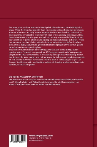 Buchcover und Innenansicht für das Buch: Contested Civic Spaces