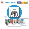 Buchcover und Innenansicht für das Buch: Erstes Lernen Fühl-Leporello. Tiere