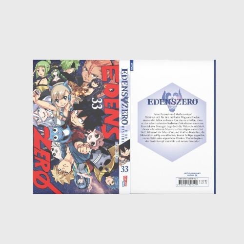 Buchcover und Innenansicht für das Buch: Edens Zero