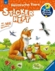 Buchcover und Innenansicht für das Buch: Wieso? Weshalb? Warum? Stickerheft: Heimische Tiere