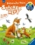 Buchcover und Innenansicht für das Buch: Wieso? Weshalb? Warum? Stickerheft: Heimische Tiere