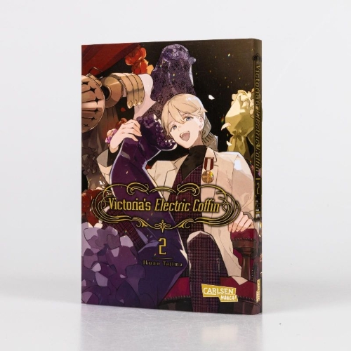 Buchcover und Innenansicht für das Buch: Victoria no Denki Hitsugi