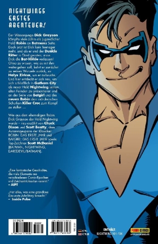 Buchcover und Innenansicht für das Buch: Nightwing #101-106
