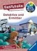 Buchcover und Innenansicht für das Buch: Wieso? Weshalb? Warum? Erstleser, Band 11 - Detektive und Ermittler