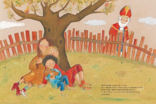 Buchcover und Innenansicht für das Buch: Die Geschichte von Nikolaus