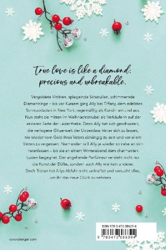 Buchcover und Innenansicht für das Buch: Christmas at Tiffany's (Wunderschöne Weihnachtsromantik in New York)