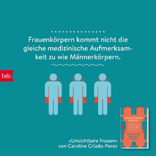 Buchcover und Innenansicht für das Buch: Invisible Women. Exposing data in a world designed for men