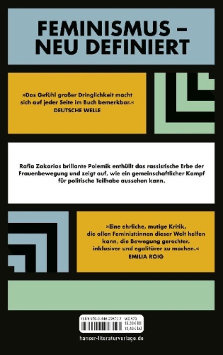 Buchcover und Innenansicht für das Buch: Against White Feminism. Notes on Disruption
