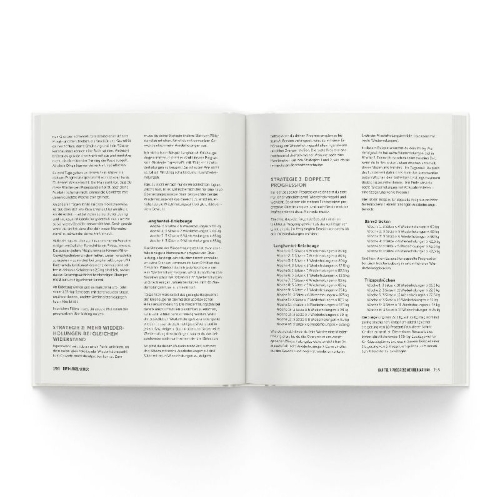 Buchcover und Innenansicht für das Buch: Die Muskel-Leiter