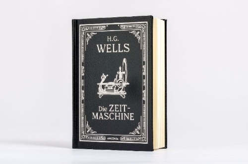 Buchcover und Innenansicht für das Buch: The Time Machine