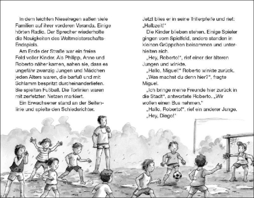Buchcover und Innenansicht für das Buch: Soccer on Sunday