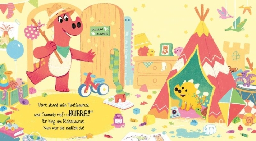 Buchcover und Innenansicht für das Buch: The Messysaurus