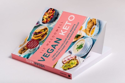 Buchcover und Innenansicht für das Buch: Vegan Keto