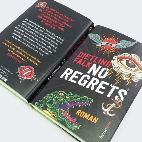 Buchcover und Innenansicht für das Buch: No Regrets