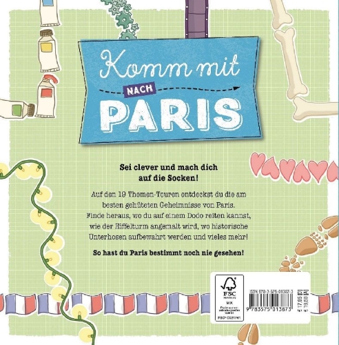 Buchcover und Innenansicht für das Buch: LONELY PLANET Kinderreiseführer Komm mit nach Paris