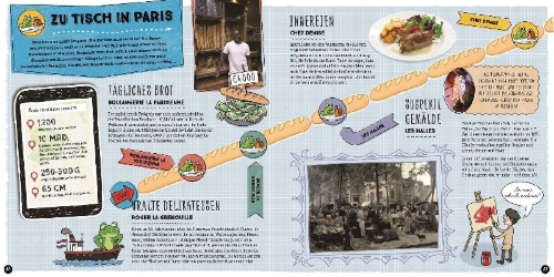 Buchcover und Innenansicht für das Buch: LONELY PLANET Kinderreiseführer Komm mit nach Paris