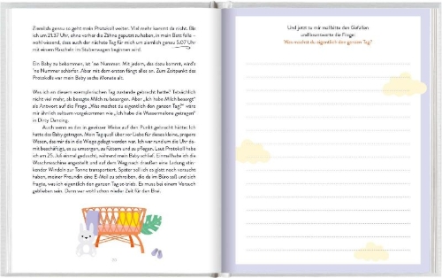 Buchcover und Innenansicht für das Buch: Selfcare für frischgebackene Mamas